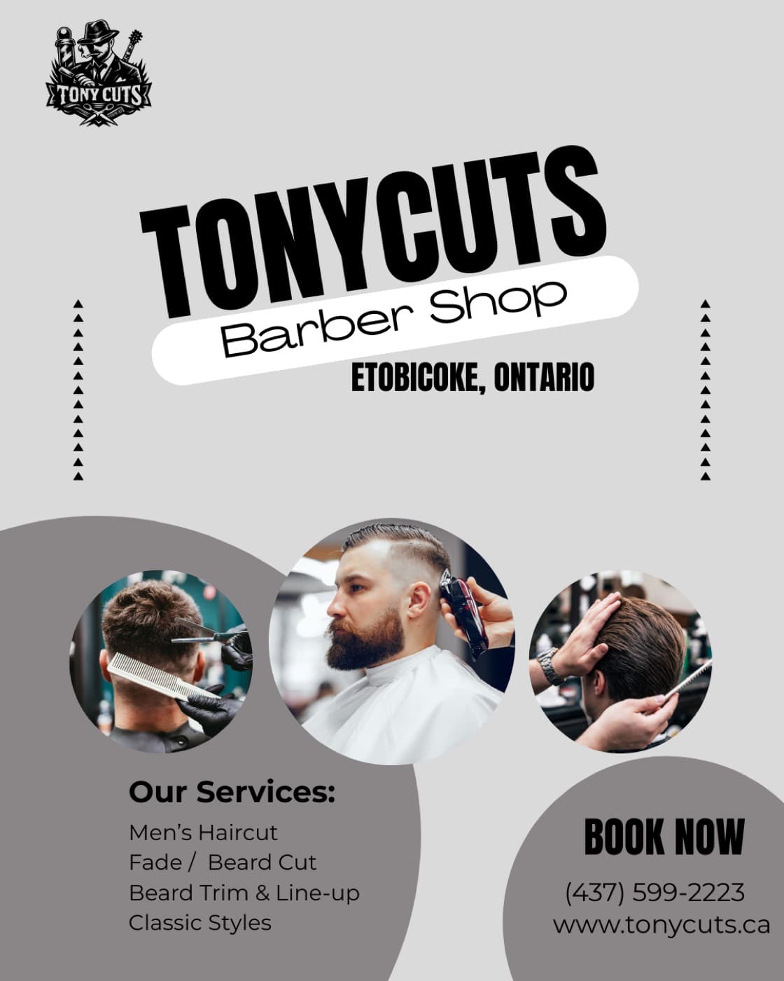 Barbershop weekly booking availability post