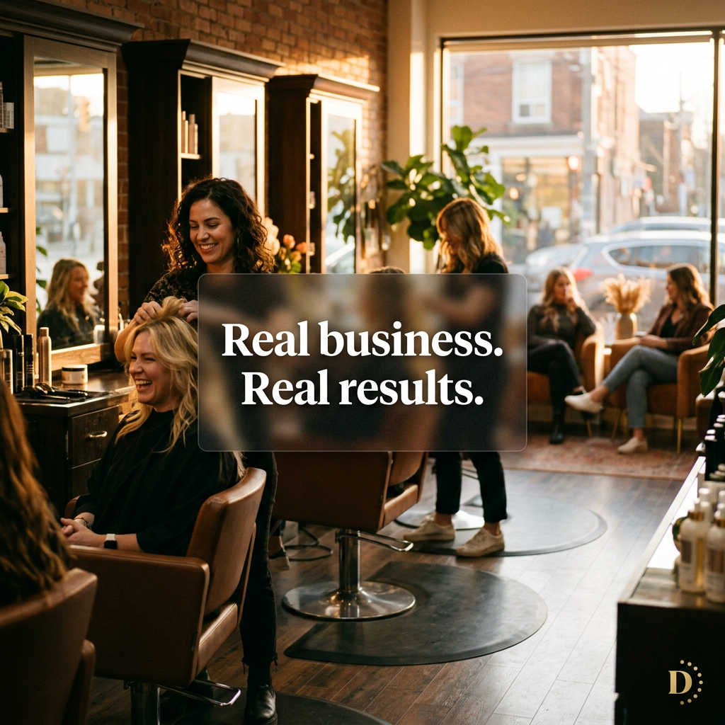 Real business, real results — GTA salon